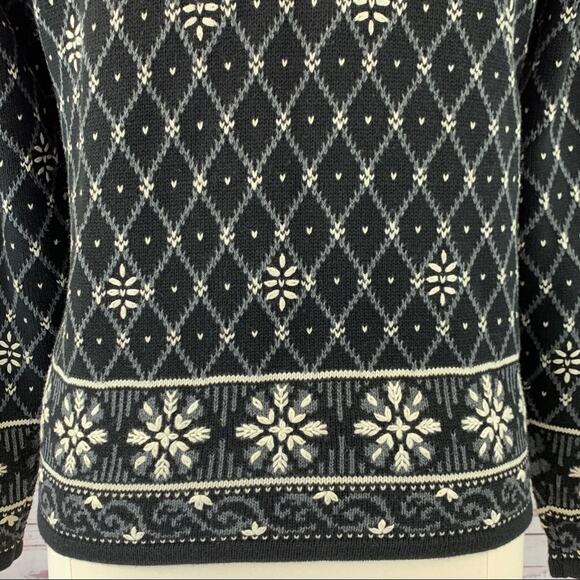 Talbots vintage Scandinavian cardigan metal hooks - Picture 12 of 16